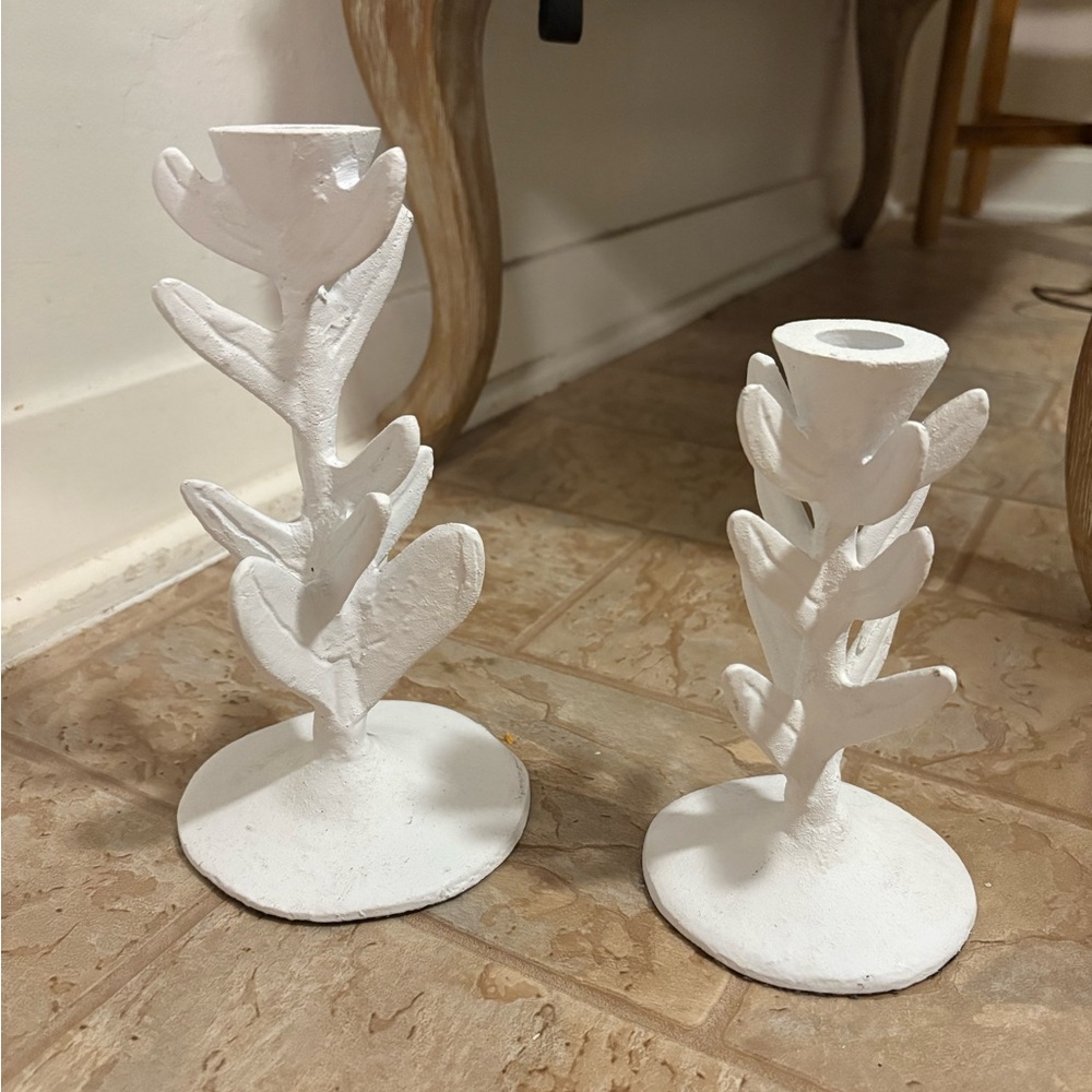 Anthro candle holders